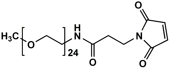 88504-24-9,mPEG24-NH-Mal,甲氧基二十四聚乙二醇马来酰亚胺