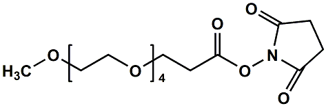 874208-94-3,mPEG4-CH2CH2COONHS Ester,甲氧基四聚乙二醇琥珀酰亚胺丙酸酯