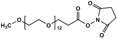 756525-94-7,mPEG12-CH2CH2COONHS Ester,甲氧基十二聚乙二醇琥珀酰亚胺丙酸酯