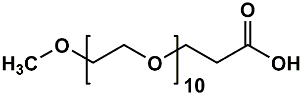mPEG10-CH2CH2COOH,甲氧基十聚乙二醇丙酸