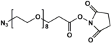 1204834-00-3,N3-PEG8-CH2CH2COONHS Ester,叠氮八聚乙二醇琥珀酰亚胺丙酸酯