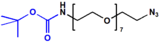 206265-96-5,BocNH-PEG7-CH2CH2N3,叔丁基七聚乙二醇叠氮