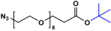 1623791-99-0,N3-PEG8-CH2CH2COOtBu,叠氮八聚乙二醇丙酸叔丁酯